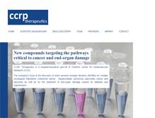 Tablet Screenshot of ccrp-therapeutics.com
